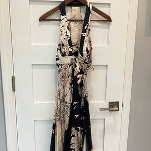 ROBERTO CAVALLI Race back Wrap sleeveless summer dress